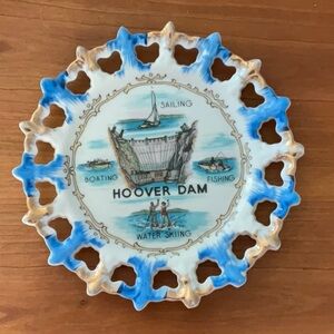 Hoover Dam Souvenir Plate